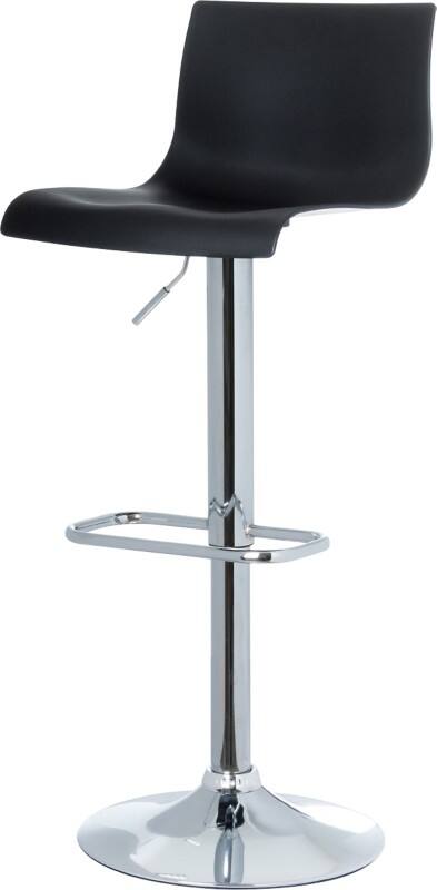 meet powered by PAPERFLOW Barhocker Kunstleder Ohne Armlehnen Schwarz Sacramento  2 Stück