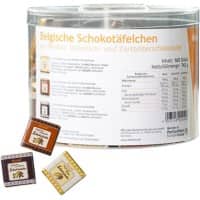 Hellma Belgische Gemischt Schokotäfelchen 165 Stück à 4.5 g
