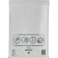 Mail Lite Luftpolster-Versandtaschen F/3 220 (B) x 330 (H) mm Abziehstreifen Weiß 50 Stück