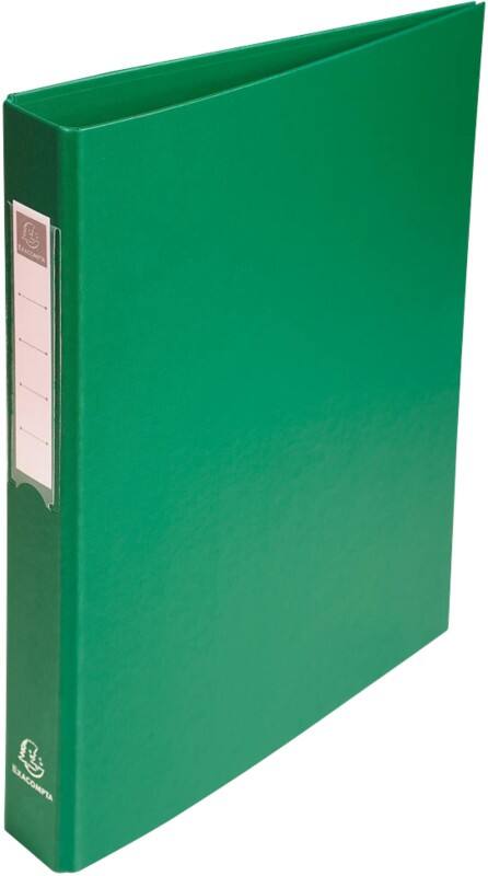 Exacompta Ringbuch DIN A4 Polypropylen 4 Ringe 25 mm Grün