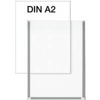 Kerkmann Metropol Inforahmen Bodenstehend Kunststoff 420 (B) x 3 (T) x 594 (H) mm Transparent