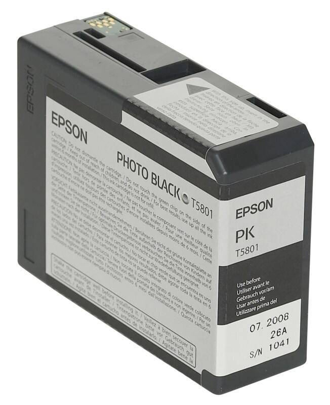 Epson T5801 Original Tintenpatrone C13T580100 Fotoschwarz