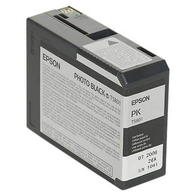 Epson T5801 Original Tintenpatrone C13T580100 Foto Schwarz