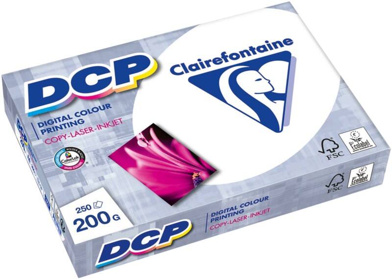 Clairefontaine DCP DIN A4 Druckerpapier Weiß 200 g/m² Glatt 250 Blatt