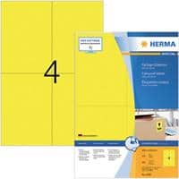 HERMA Multifunktionsetiketten 4396 SuperPrint Gelb Rechteckig 400 Etiketten pro Packung