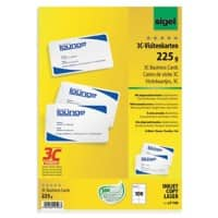 Sigel LP798 Visitenkarten 225 g/m² Weiß 10 Blatt à 10 Stück