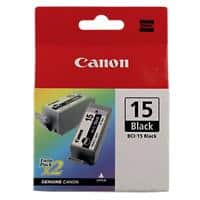 Canon BCI-15BK Original Tintenpatrone Schwarz Duopack 2 Stück