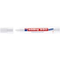 edding 950 Industrie-Pastenmarker Extra Breit Rundspitze Weiß