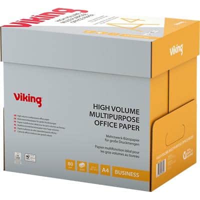 Viking Business DIN A4 Druckerpapier Weiß 80 g/m² Glatt 2500 Blatt