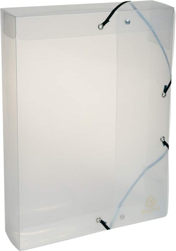 Exacompta Archivbox 5982E DIN A4 PP (Polypropylen) 25 (B) x 6 (T) x 33 (H) cm Transparent 6,0 cm