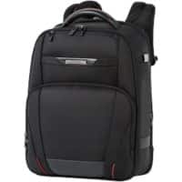 Samsonite Laptop-Rucksack Pro,-DLX5 15.6 " Nylon, Leder Schwarz 32 x 44,5 x 23 cm