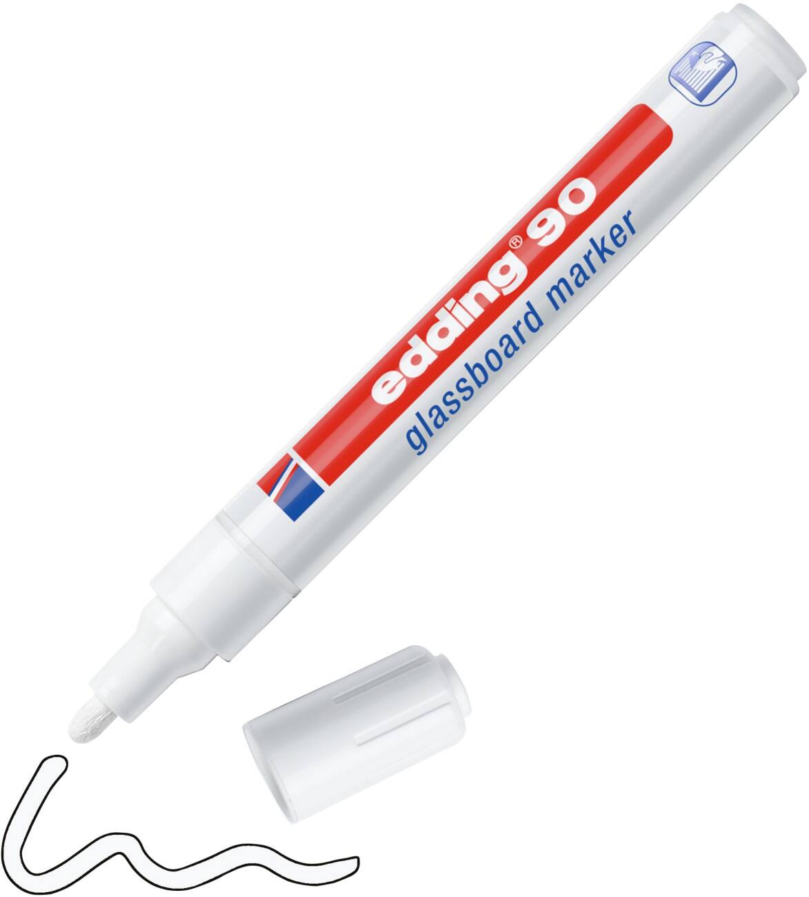 edding Glasboard Marker 90 3 mm Weiß