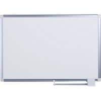 Bi-Office wandmontierbares magnetisches Whiteboard lackierter Stahl Maya 120 x 90 cm