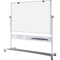 Bi-Office Evolution Mobiles Whiteboard Freistehend Magnetisch Emaille Beidseitig 90 (B) x 120 (H) cm