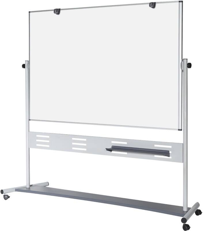 Bi-Office Evolution Mobiles Whiteboard Freistehend Magnetisch Lackierter Stahl Beidseitig 120 (B) x 90 (H) cm