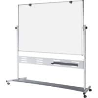 Bi-Office Evolution Mobiles Whiteboard Freistehend Magnetisch Lackierter Stahl Doppelseitig 120 (B) x 90 (H) cm