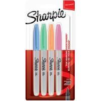 Sharpie Pastell Rundspitze Permanentmarker Fein Rundspitze 1 mm Farbig Sortiert 4 Stück