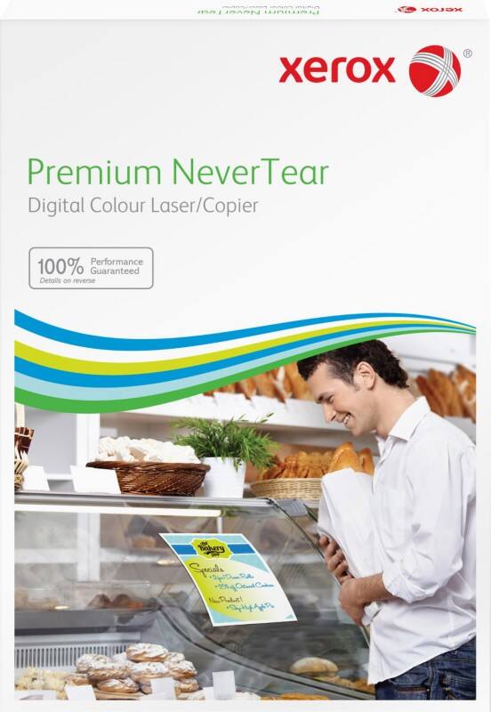 Xerox Premium NeverTear DIN A3 Druckerpapier Matt Weiß 195 g/m² 100 Blatt