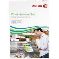 Xerox Premium NeverTear Selbstklebende Polyesterfolie DIN A3 Kopier-/ Druckerpapier 195 g/m² Matt Weiß 100 Blatt