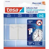 tesa Powerstrips Klebenägel 14 cm Weiß 2 Stück