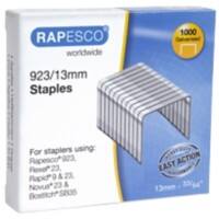 Rapesco Heavy Duty Heftklammern 923/13 1484 Verzinkter Stahl Silber 1000 Heftklammern