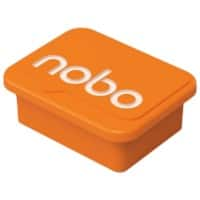 Nobo Magnete Orange 2,2 x 1,8 cm 4 Stück