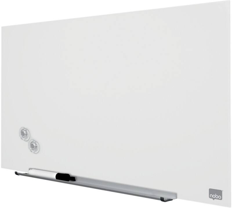 Nobo Impression Pro Glastafel Magnetisch Einseitig 68 (B) x 38 (H) cm Brillantweiß