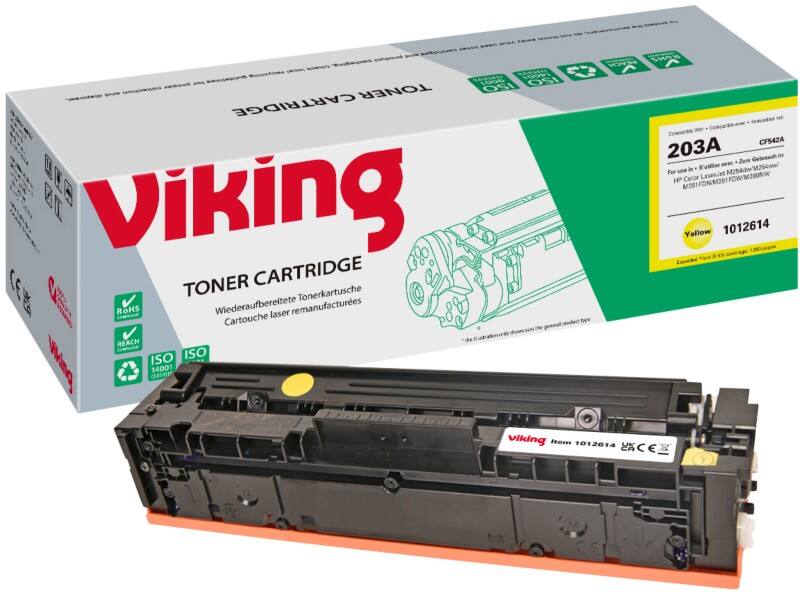 Viking 203A Kompatibel HP Tonerkartusche CF542A Gelb