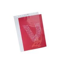 Office Depot Premium Prospekthüllen DIN A3 Glasklar Transparent 110 Mikron PP (Polypropylen) Öffnung Oben 11 Löcher 10 Stück