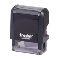 Trodat Personalisierter Stempel Printy 4911 Schwarz 5,5 x 2,5 x 6,8 cm