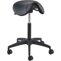 Euroseats Ergonomischer Hocker Matera Nylon, Mittelschwarz