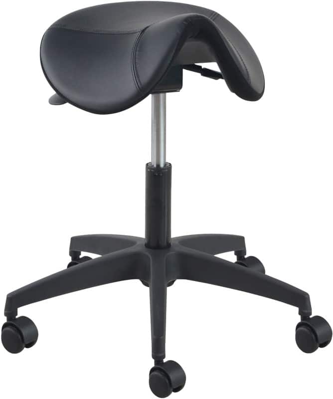 Euroseats Ergonomischer Hocker Matera Nylon Small Schwarz