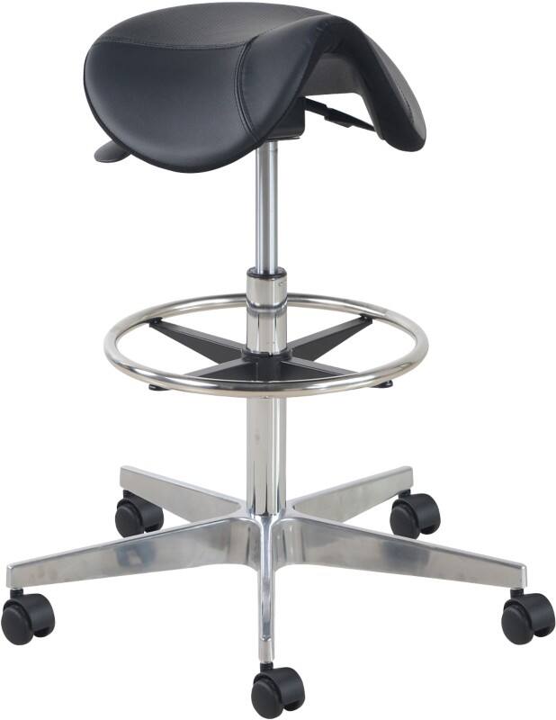 Euroseats Ergonomischer Hocker Large Matera Schwarz