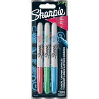 Sharpie Metallic Rundspitze Permanentmarker Fein Rundspitze 1,0 mm Farbig Sortiert 3 Stück