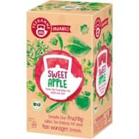 TEEKANNE Organics Sweet Apple Koffeinfrei Tee Apfel, Zimt 20 Stück à 2.5 g