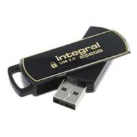 Integral USB 3.0 USB-Stick Secure 360 256 GB Schwarz, Gold