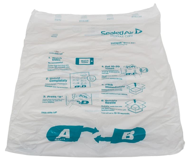 Instapak Quick Schaumverpackung  Nr. 40 460 mm (B) x 610 mm (H) Transparent 30 Stück