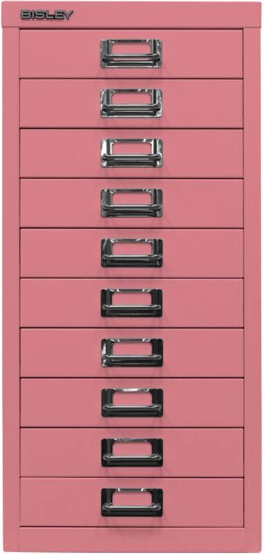 Bisley Schubladenschrank 10 Schübe Pink 279 x 380 x 590 mm