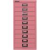 Bisley Schubladenschrank 10 Schübe Pink 279 x 380 x 590 mm