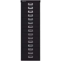 Bisley Schubladenschrank 15 Schübe Schwarz 279 x 380 x 860 mm