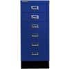 Bisley Schubladenschrank 6 Schübe Oxfordblau 279 x 380 x 670 mm