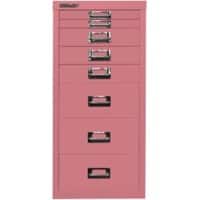 Bisley Schubladenschrank 8 Schübe Pink 279 x 380 x 590 mm