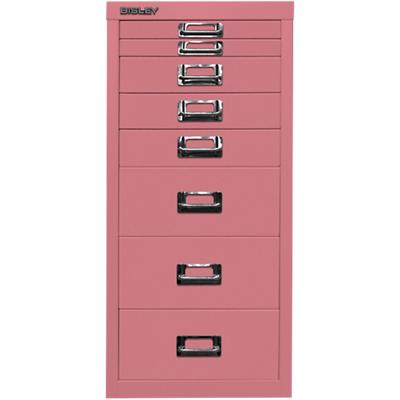 Bisley Schubladenschrank 8 Schube Pink 279 X 380 X 590 Mm Viking