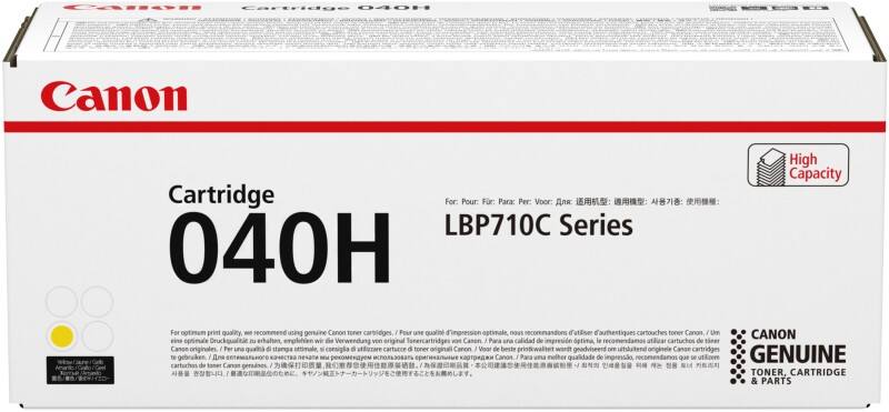 Canon 040H Original Tonerkartusche Gelb