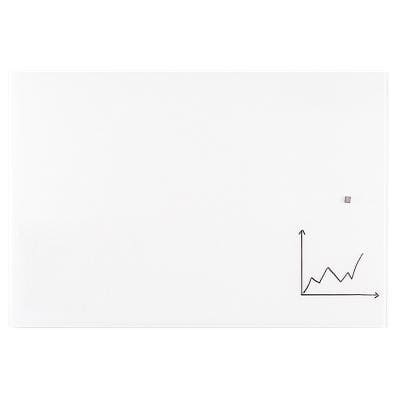 Franken Glastafel Magnetisch Einseitig 100 (B) x 65 (H) cm Weiß