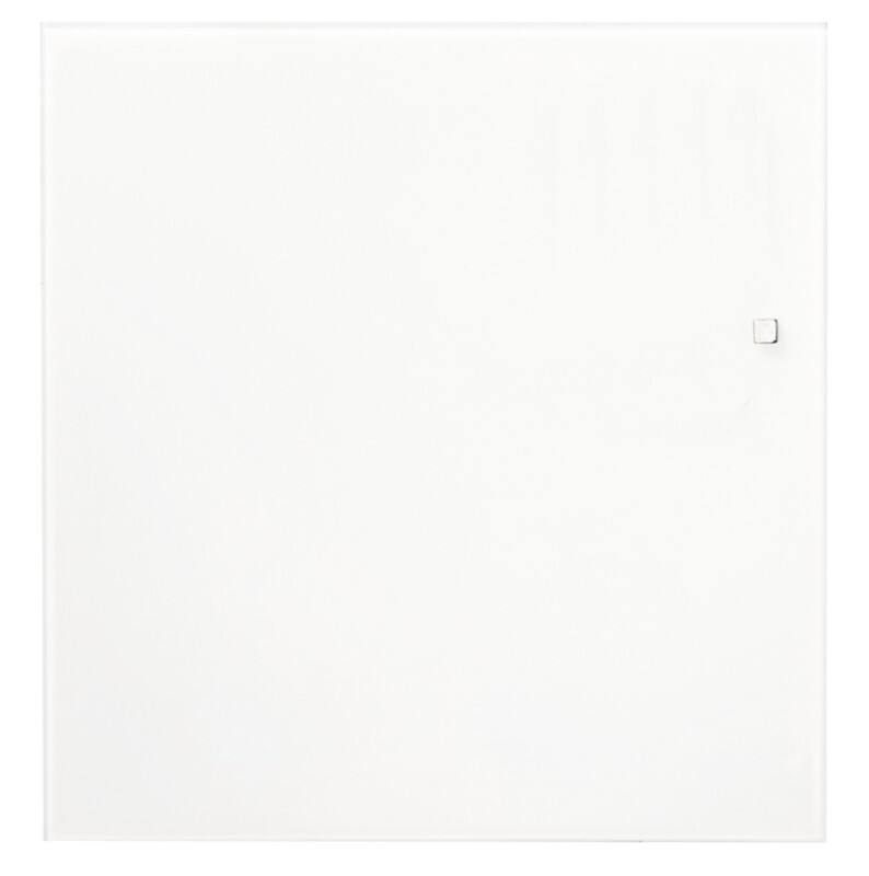 Franken Glastafel Magnetisch Einseitig 120 (B) x 120 (H) cm Weiß