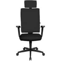 TOPSTAR Bürostuhl Synchronmechanismus Stoff Höhenverstellbare Armlehne Schwarz 110 kg Light Star 30