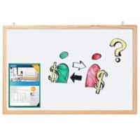 Franken Whiteboard Magnetisch Lackierter Stahl Einseitig 120 (B) x 80 (H) cm