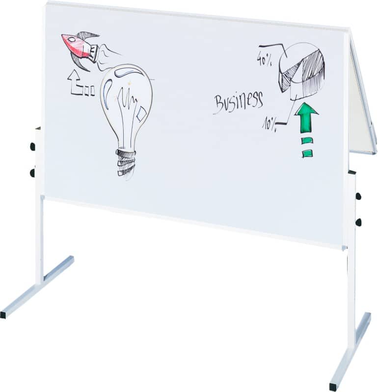 Franken X-tra!Line Mobiles Whiteboard Magnetisch Lackierter Stahl Beidseitig 150 (B) x 120 (H) cm