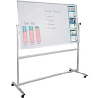 Franken Mobiles Whiteboard Freistehend Magnetisch Emaille Beidseitig 120 (B) x 90 (H) cm